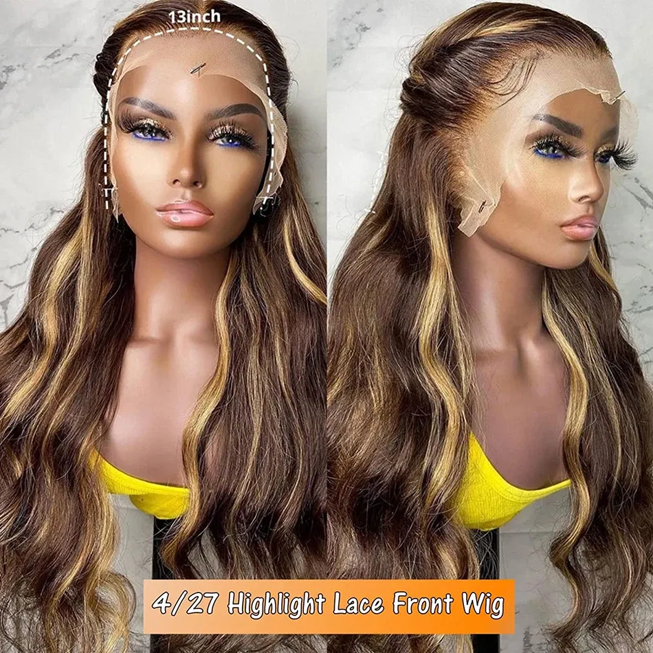 Stretched Length: 32inches, Hair Color: #14, Density: 150%, Ships From: CHINA - Highlight Wig Human Hair Blonde Body Wave 13X6 Hd Lace Frontal Wigs Hd Lace Wig 13X6 Human Hair 13X4 Lace Front Human Hair Wig