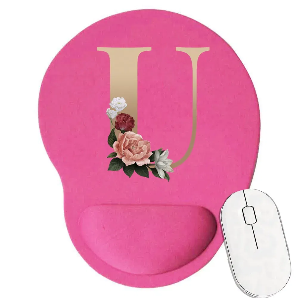 Color: green - Mouse Pad Gaming MousePad Premium Mousepad Speed and Control Desk Pad Pink Mouse Mat High-Grade Desk Mat Gold Letter Series