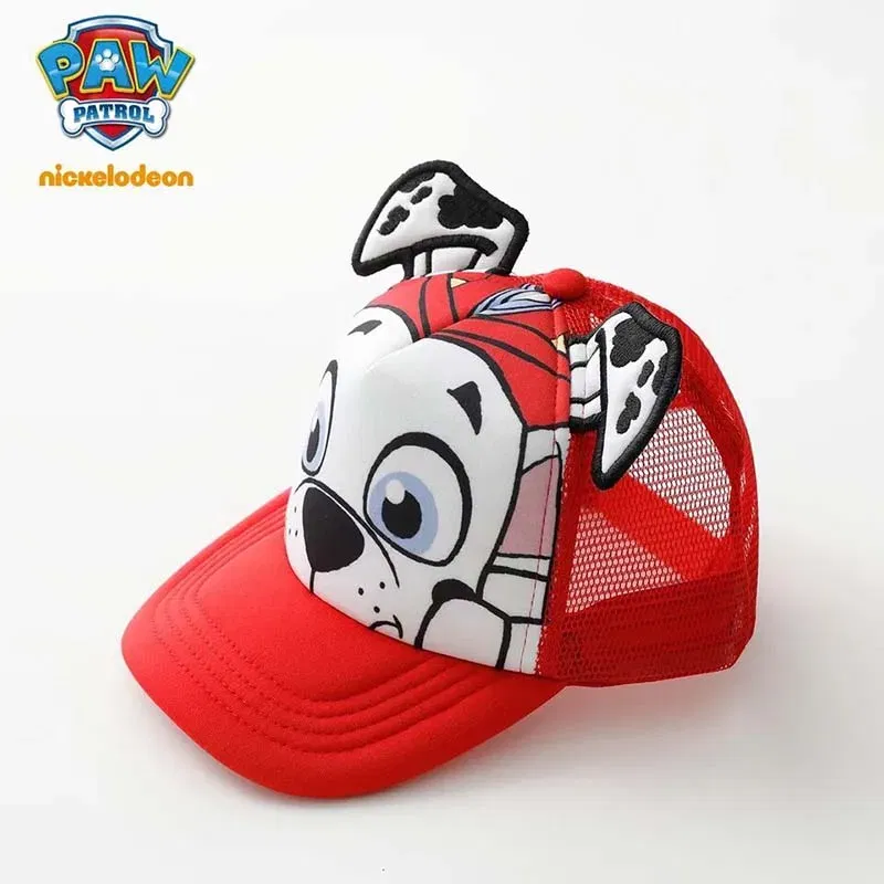 Color: black - Genuine Paw Patrol Cartoon Child Baseball Cap Hip Hop Mesh Sun Protection Sun Hat Boys Girls Caps Snap back Hats Sports Hat