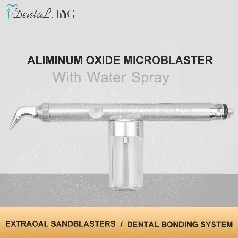 Color: GRAY - 2in1 Dental Aluminum Oxide Micro blaster Dental Alumina Air Abrasion Polisher Microetcher Sandblasting Sandblaster Lab Dentistry