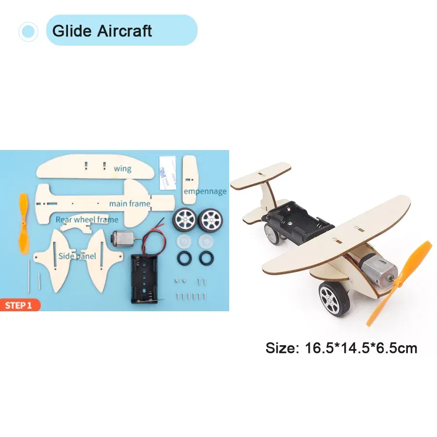 Color: Dark Khaki - DIY Handmade Small Production Physical Model Assembly Craft Technology Science Experiment Educational Toy Project for School Kid