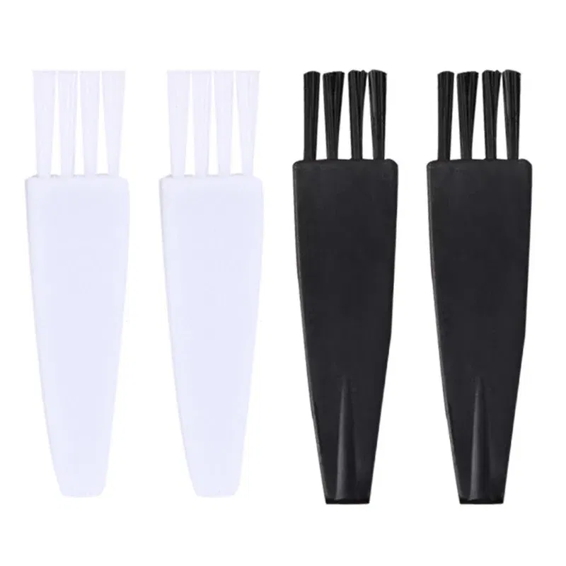 Color: WHITE - 20pcs Mini Brushes Cleaning Dust Remover Anti Static Nylon Bristles PP Handle Portable Tool PC Keyboards Phone Electronic Device