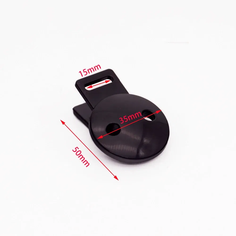 Color: WHITE - Sutoyuen 20pcs Round Head Pacifier Clip Soother Holder For DIY Beads Baby Dummy Chain Plastic Pacifier Clips Baby Accessories