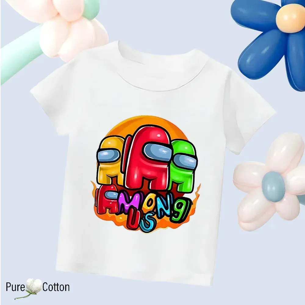 Color: PURPLE, Kid Size: 5 - Summer trend wear with many anime patterns sunscreen printing close to the skin cool 4-12 years old children delicate line unifo
