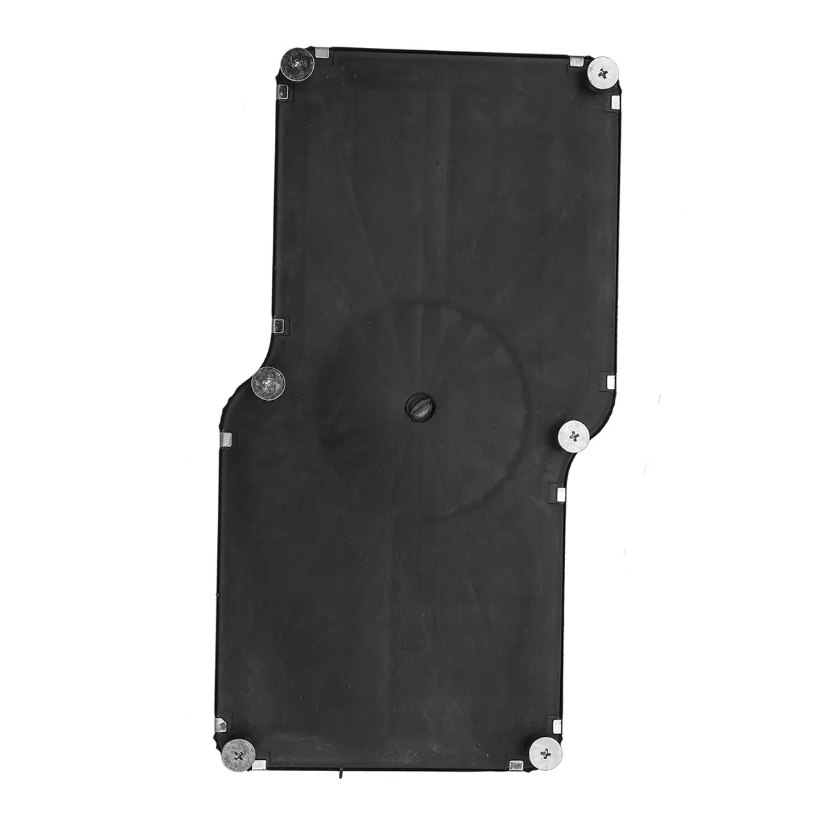 Color Name: Beige - Car Foot Rest Pedal Board Floor Carpet Mat Anti-slip Stainless Steel Heel Pad Car Truck Suv Black Beige Brown