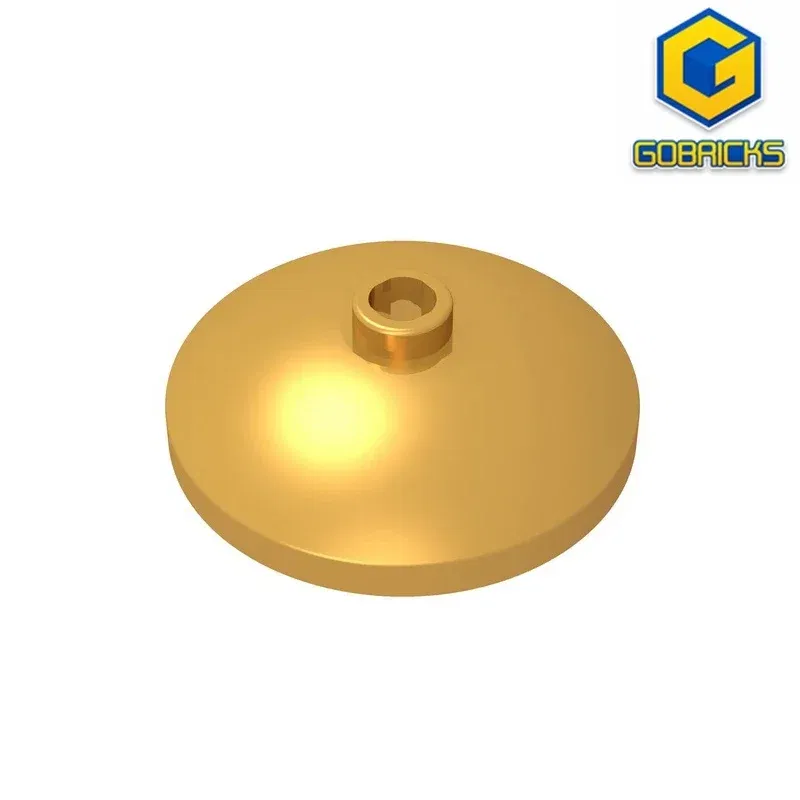 Color: NAVY - Gobricks GDS-978 Dish 3 x 3 Inverted (Radar) compatible with lego 43898 35268  DIY Educational Building Blocks Technical