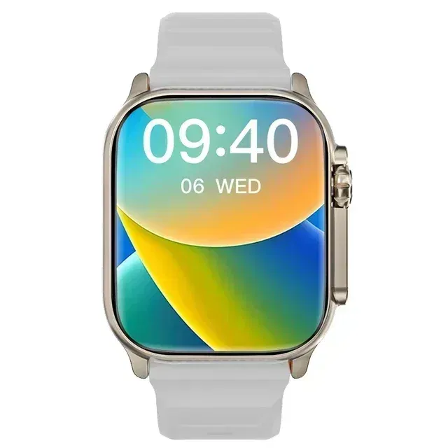 Color: WHITE - New Smart Watch 9 Ultra Gen 2 Watch Ultra IWO Watch Ultra NFC Smartwatch Series 9 Bluetooth Call 2.2 Inch Wireless Fitness Watch