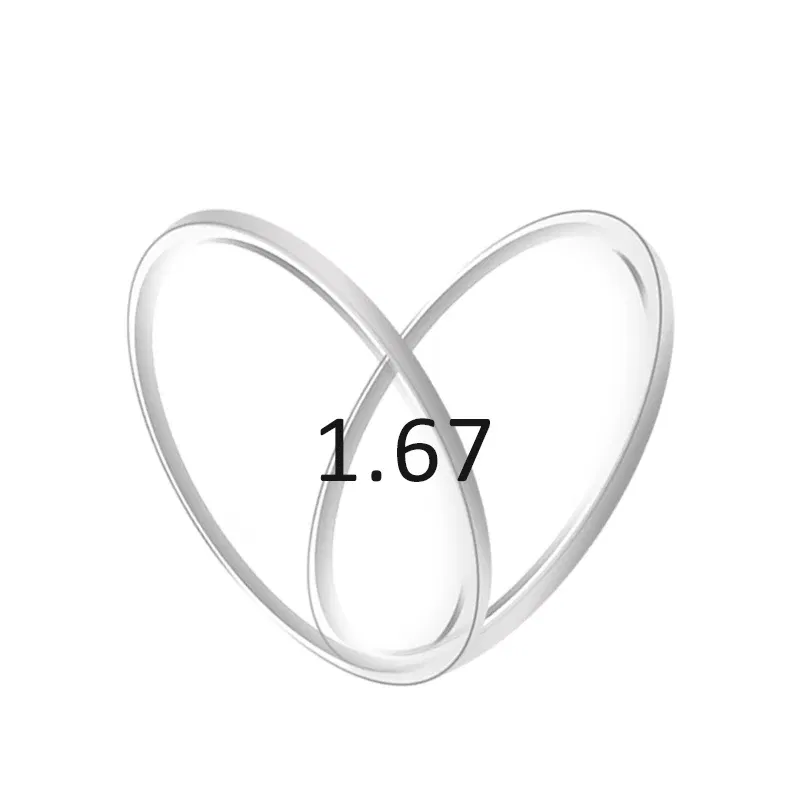 Lens Index: 1.67 - 2 PCs 1.56 1.61 1.67 1.74 Progressive Multifocal Prescription Glasses Lenses Myopia Reading Optical Bifocal Prism Aspheric Lens