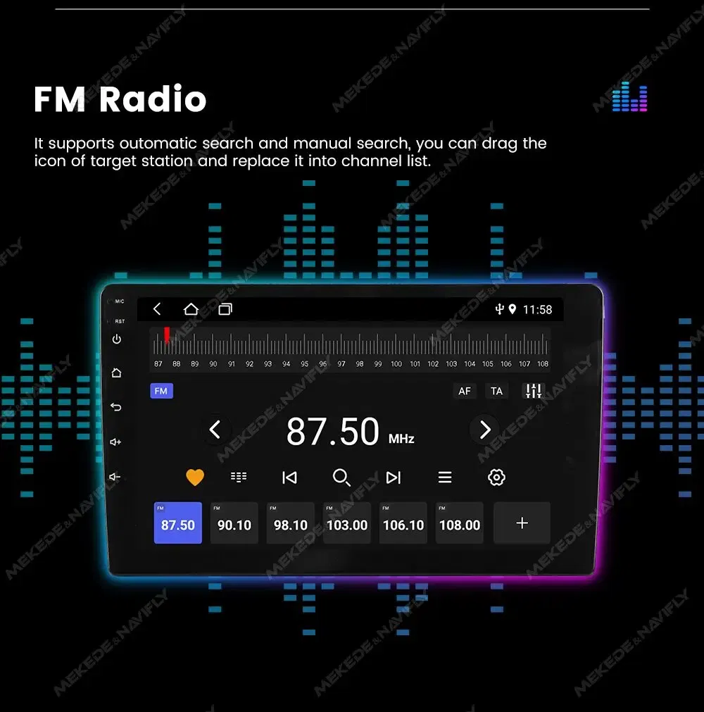 Color: Red - Android 14 CarPlay Auto Radio Multimedia Video Player For PEUGEOT 407 2004-2011 DVR Monitor Rear View Camera Navi Autoradio WiFi