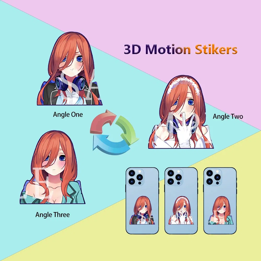 Color: MULTI - Anime Mini Motion Stickers Pochita Power Denji Chainsaw Man Attack on Titan Decals for Phones,cup,laptop,Etc.Waterproof