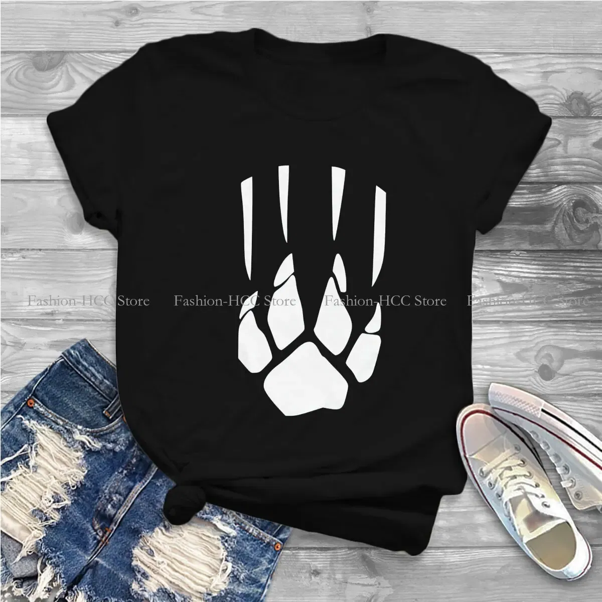 Color: black, Size: XL - Bloodhound Casual Polyester TShirt Apex Legends Game Printing Streetwear Casual T Shirt Women