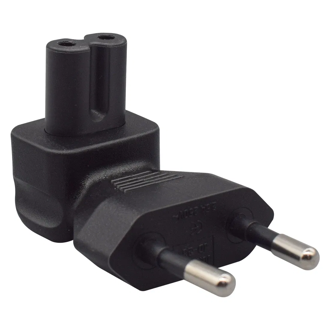 Color: Other, Standard: Other - JORINDO EU TO IEC320 C7 conversion plug, European 2 Pin Male plug to IEC 320 C7 RIght Angle AC adapter
