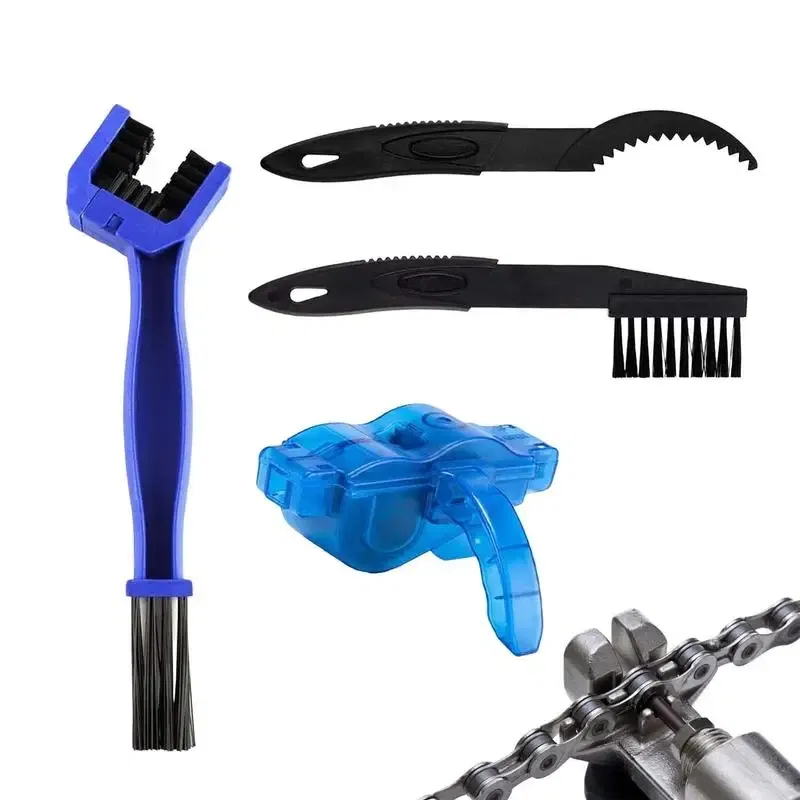 Ships From: CHINA - Portable Bicycle Chain Cleaner Bike Brushes Scrubber Wash Tool Mountain Cycling Cleaning Kit Outdoor Bicycle Repair Tools