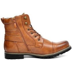 Men's Metal Double Zip Rider Boots