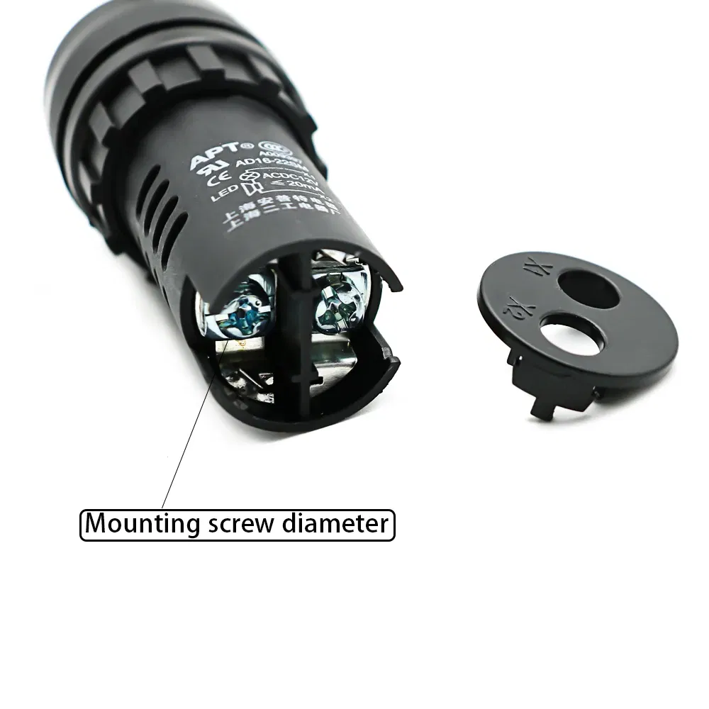 Color: Army Green - AD16-22SM 22mm Panel Diameter AC 12V 24V 110V 220V Flash Signal Light Red LED Active Buzzer Beep Alarm Indicator Green Yellow