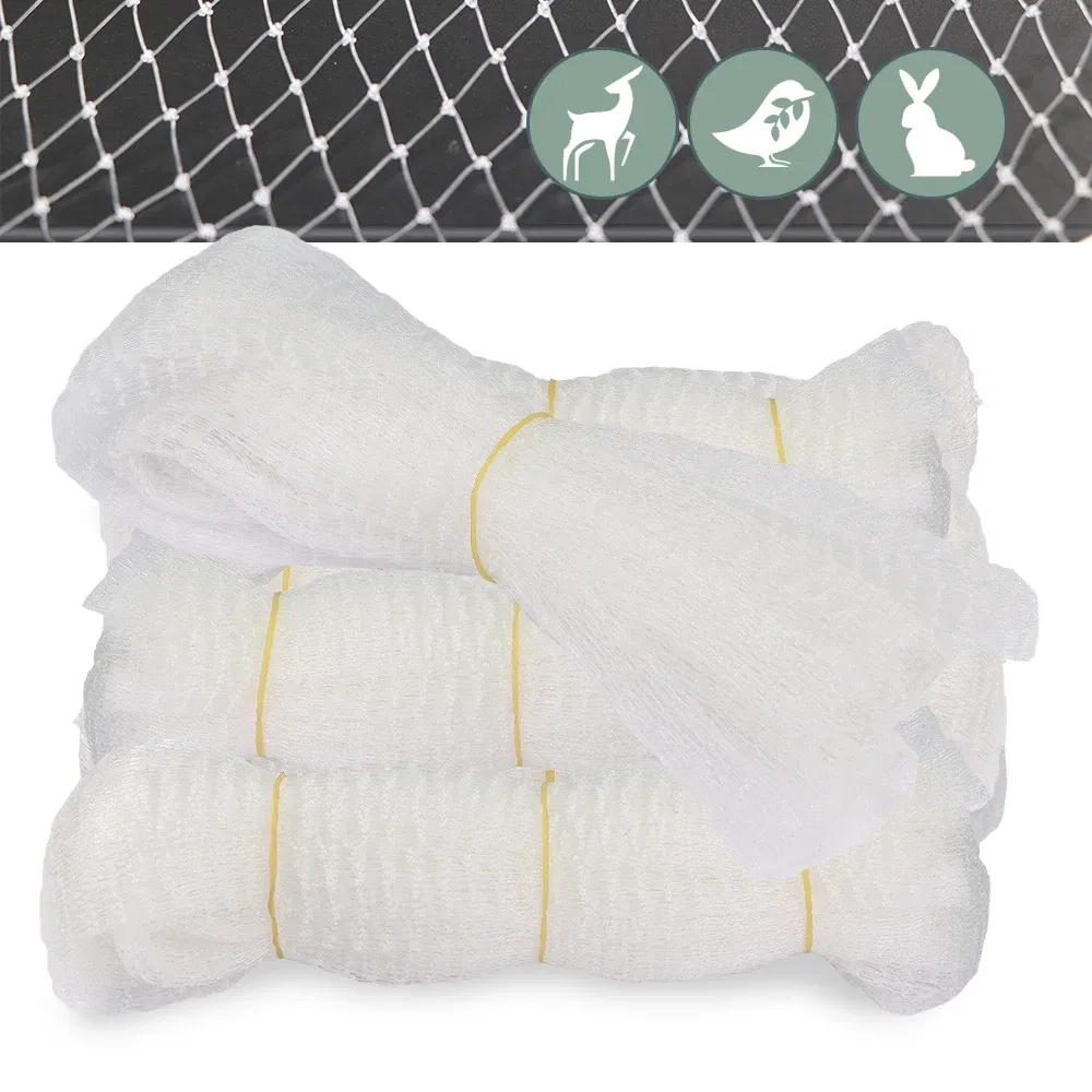 Color: WHITE, Size: M - 3x1-20M Anti-bird Netting Garden Outdoor Pest Barrier Knotted Square Mesh Protection Net Extra Strong Poultry Breeding Nylon Net