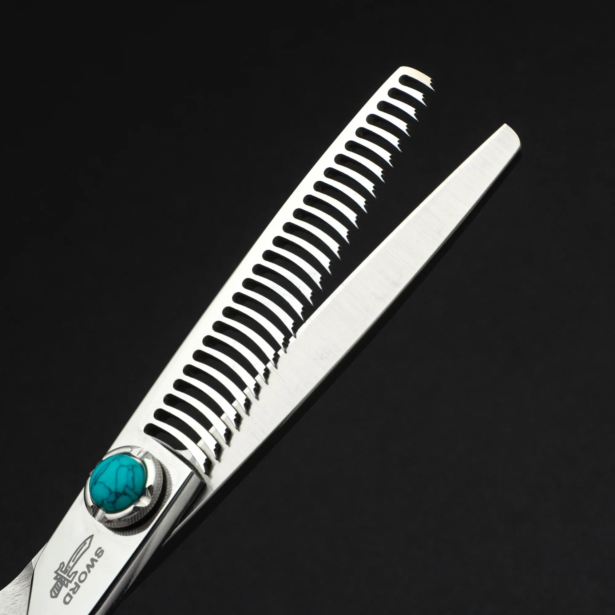 Color: Brown - MIZUTANI professional hairdressing scissors thinning shears 6-6.5-7 inch barber scissors VG10 steel Hair cutting machine