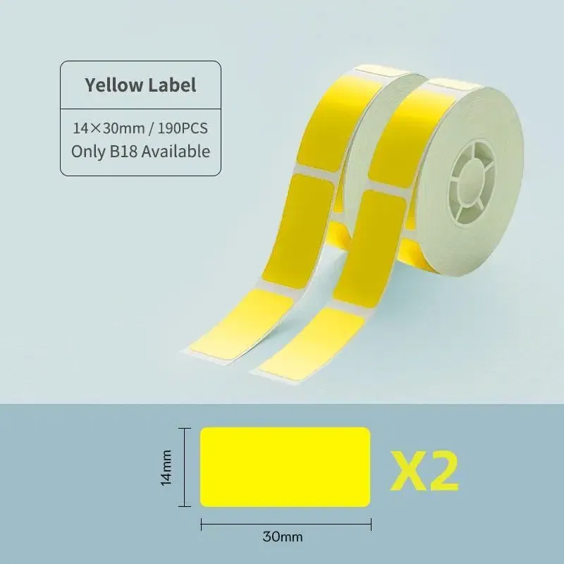 color: GRAY - NIIMBOT B18 Printer label,Tapes for Thermal Transfer Label Printer/Color label ,  for a long time without fading,14x30mm series.
