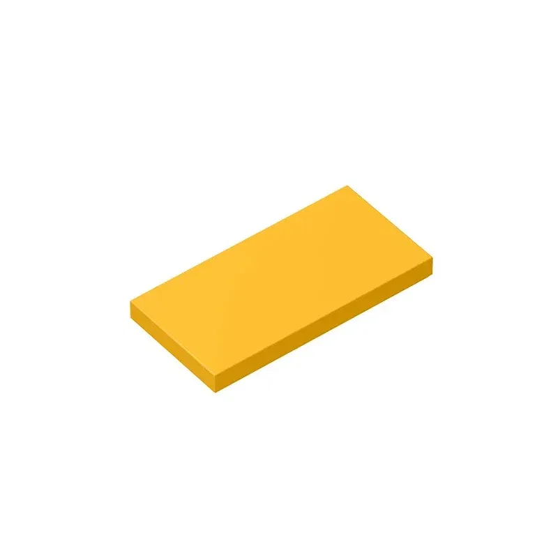 Color: CORAL RED - Gobricks GDS-614 Tile 2 x 4 compatible with lego 87079 pieces of children's DIY  Educational Building Blocks Technical