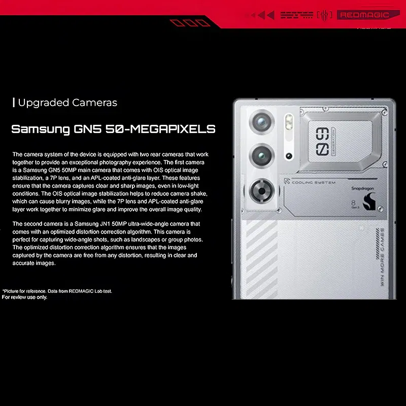 Color: WHITE, Ships From: CHINA, Bundle: Bundle 3 - Original Global Version RedMagic 9 Pro 5G Phone 6.8" Q9+ Full Flat FHD+ Gaming Phone Snapdragon 8 Gen 3 6500mAh 50MP NFC