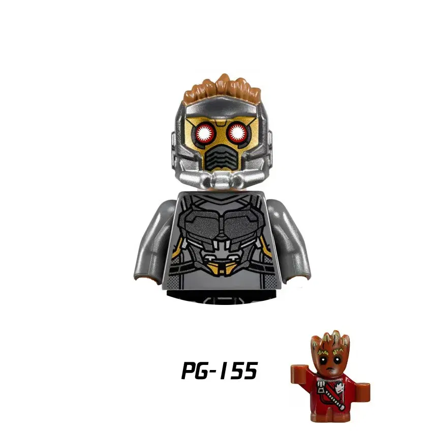 Color: Blue - Marvel Blocks Brick Hero Batman Joker Superman Catwoman Mini Figure Building blocks Hot Toy Children's party gift