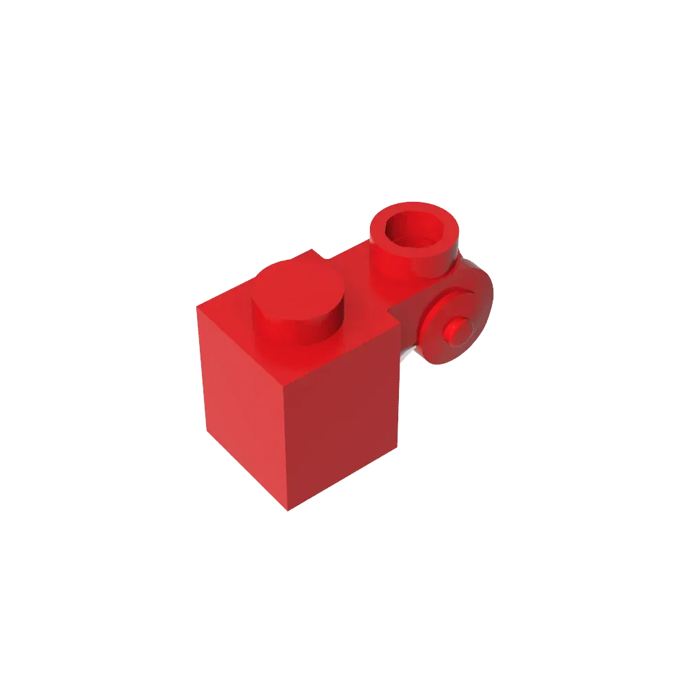 Color: Pink - Gobricks GDS-M150 Brick Special 1 x 1 with Scroll with Open Stud compatible with lego 20310 Assembles Building Blocks