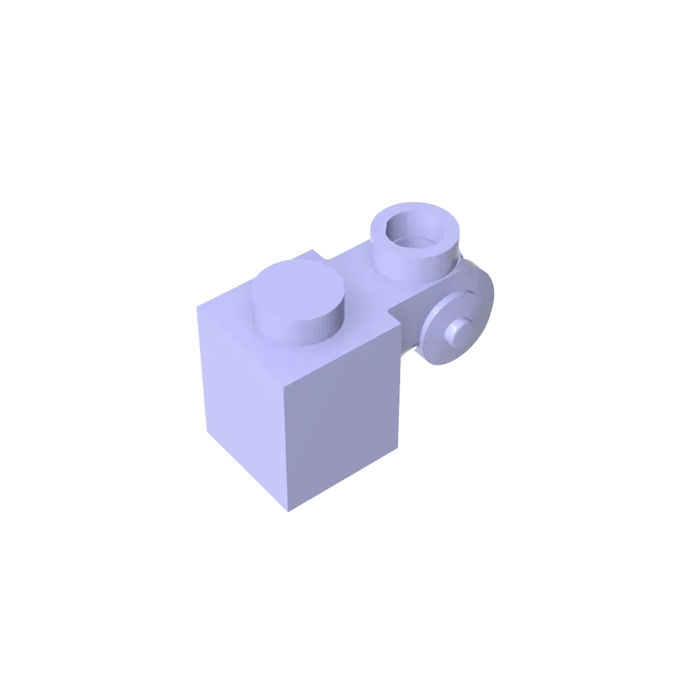 Color: Pink - Gobricks GDS-M150 Brick Special 1 x 1 with Scroll with Open Stud compatible with lego 20310 Assembles Building Blocks