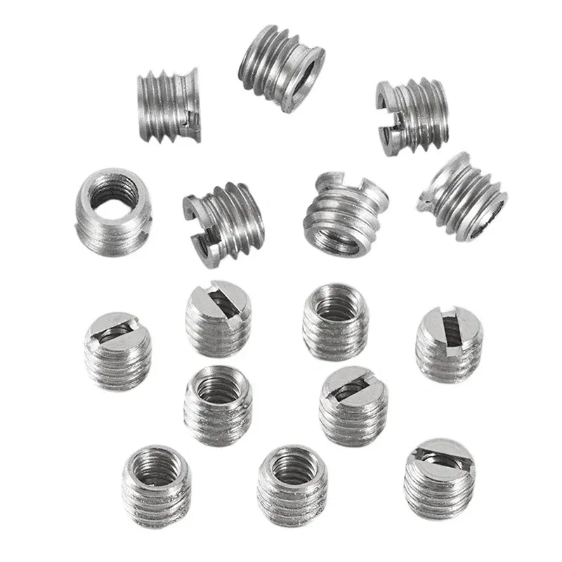Color: GRAY - Camera Screw Conversion Nut 5/8 To 3/8 To 1/4 Inch Adapter Mount For DSLR Tripod Monopod Quick Release Plate Stands Camera Acc