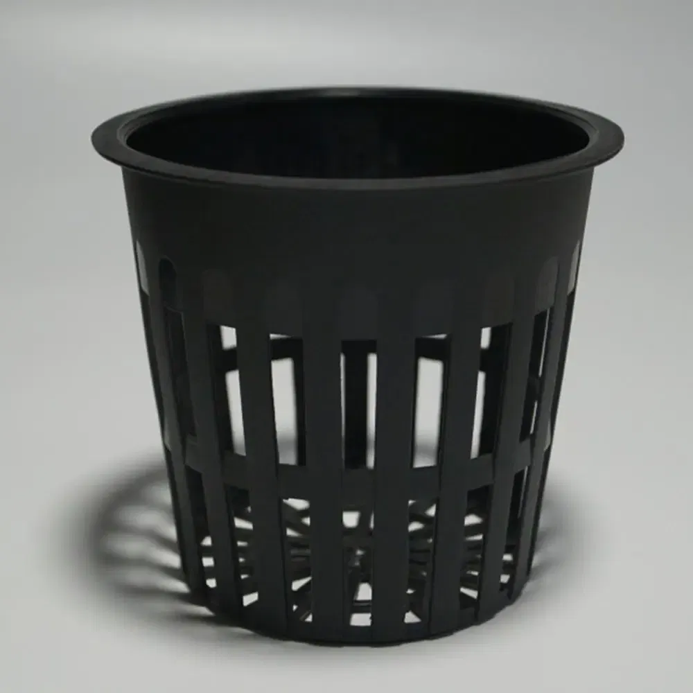 Color: Yellow - Heavy Duty Hydroponic Mesh Pot Net Cup Basket Hydroponic Aeroponic Vegetable Plant Soilless Cultivation Basket 108*98mm