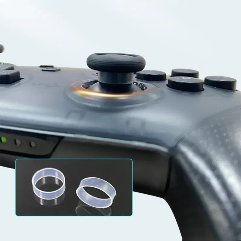 Color: Light Blue - Invisible Guard Ring for ps5 / PS4 / Switch PRO Controller Joystick Cover T21A