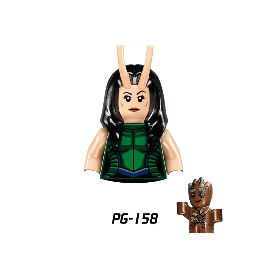 Color: PURPLE - Marvel Blocks Brick Hero Batman Joker Superman Catwoman Mini Figure Building blocks Hot Toy Children's party gift