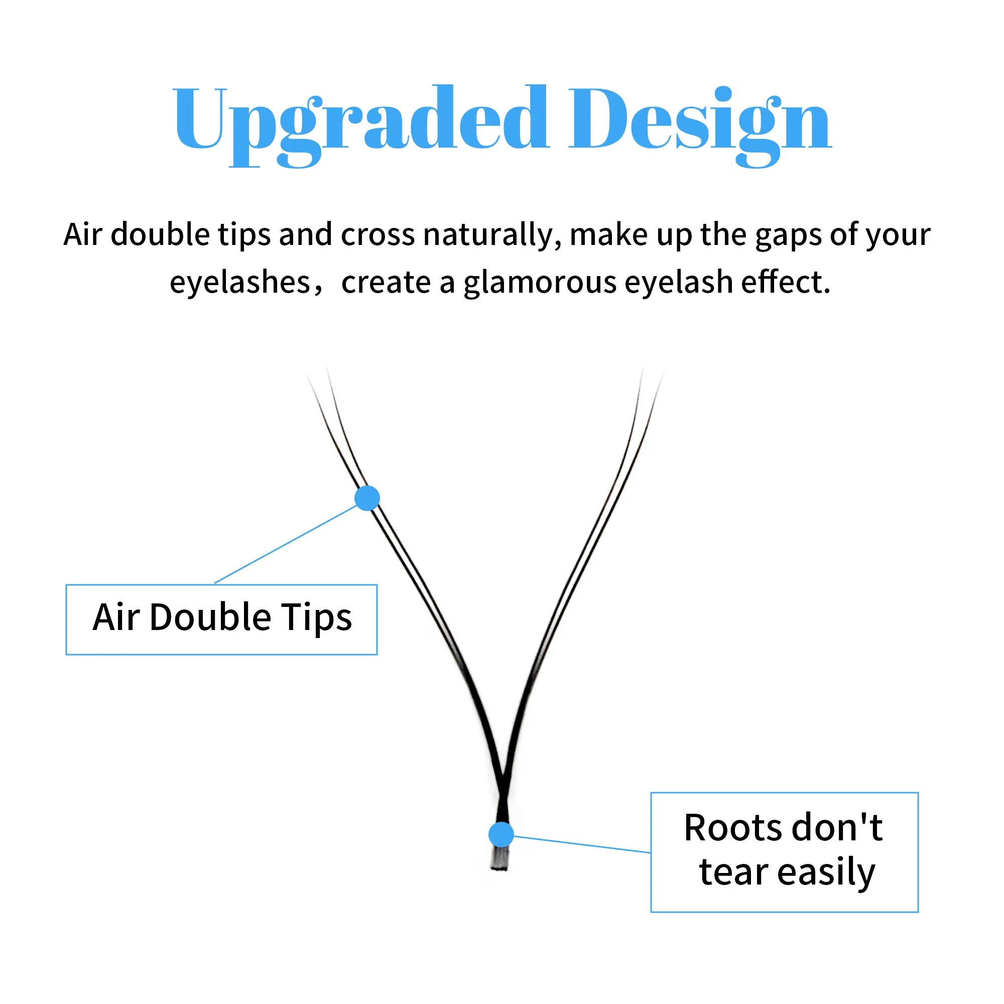 Color: BLACK & RED, Curl: D, Thickness: 0.07mm, Length: MIX, Ships From: CHINA - Gemerry YY Shaped Eyelash Extension Automatic Flowering W Shape Bloom 3D 4D 5D 6D 8D Premade Fans Eyelash Makeup Volume Lashes