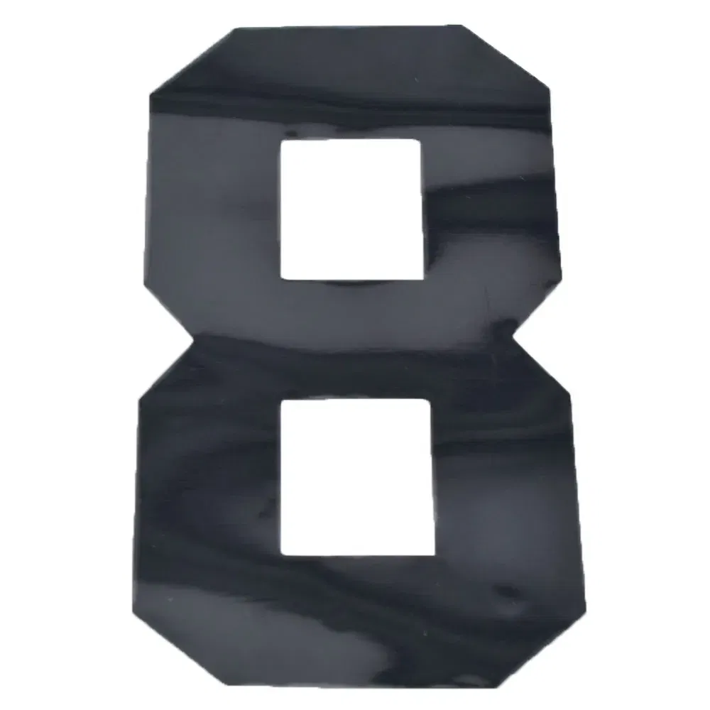 Color: Lemon yellow - Number Stickers Graphics Decals Emblems Fit For CRF 50 70 110 125 250cc Kayo BSE Dirt Pit Bike Plastic Cover Number Plate Of