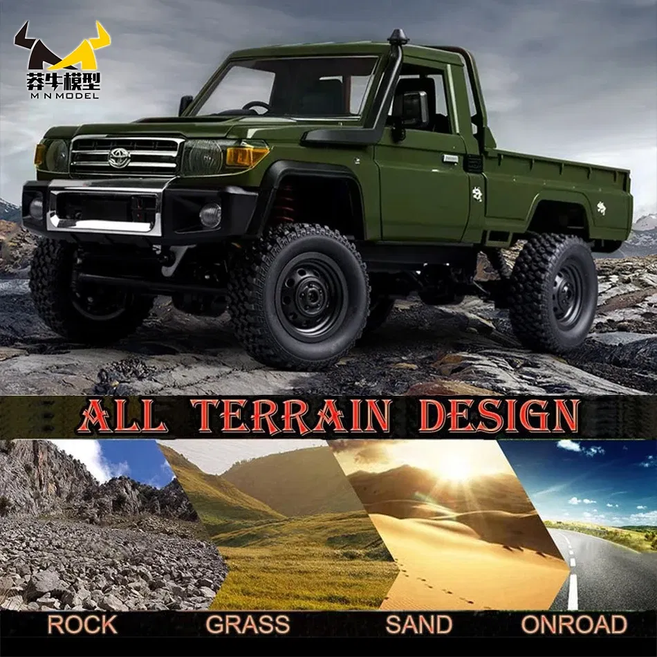 Color: camel - MN MODEL 1/12 4x4 2.4G Remote Control Climbing Car Professional LC79 Truck Off-road Vehicle Rock Crawler All Terrain Pickup Toy