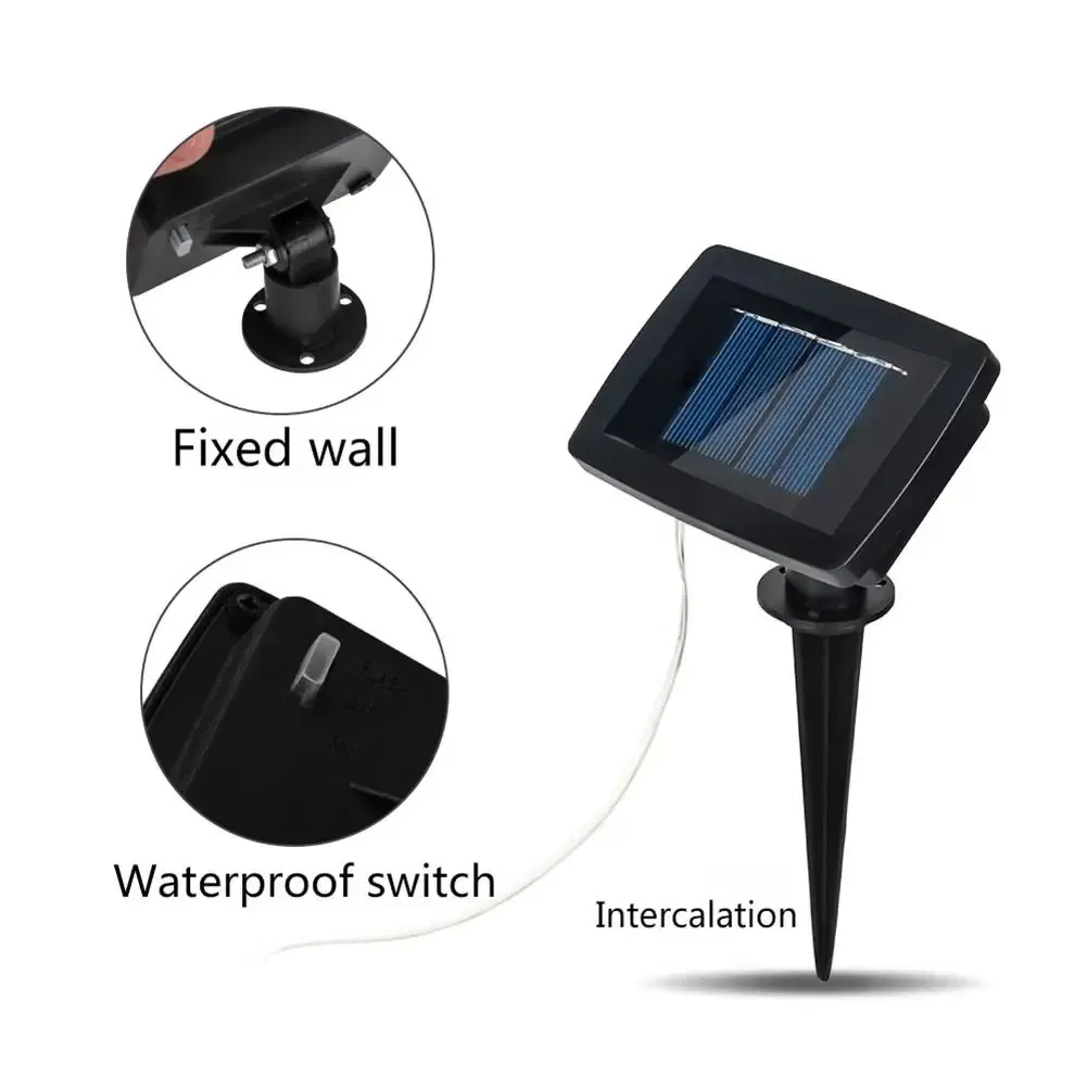 Size: L, Ships From: CN - 4m 10Led Solar Lamps LED Fairy Lights For Outdoor Lighting Of Outdoor Garden Yard LED Home Decor Lamp Christmas Festoon