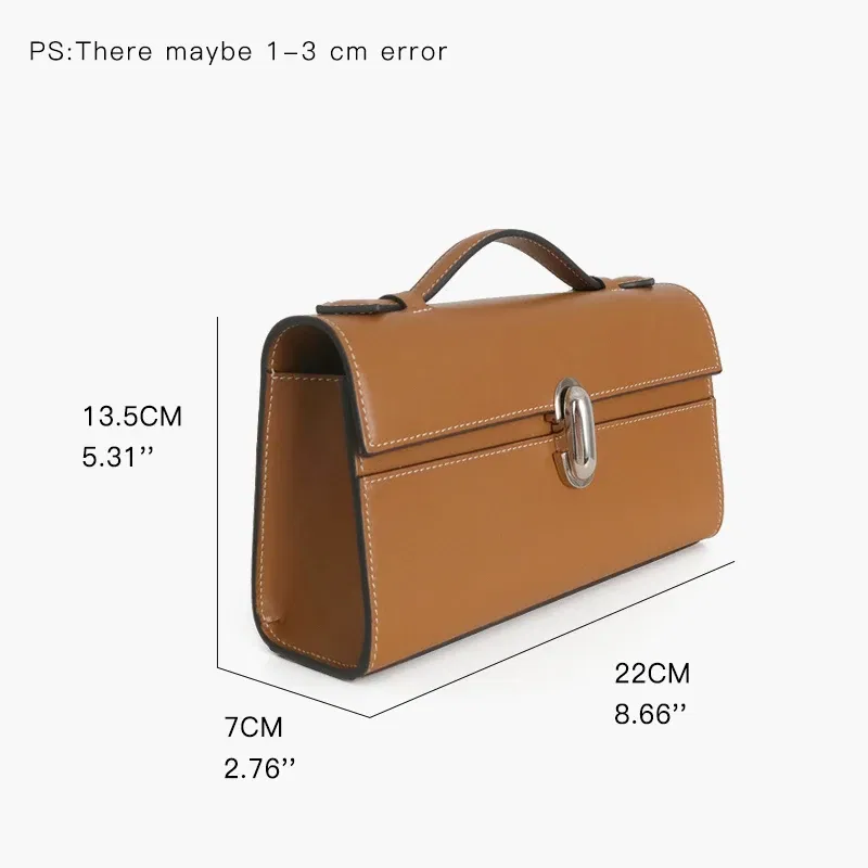 Color: Brown - MABULA Genuine Leather Top Handle Satchel Purse for Women 2023 Brand Designer Luxury Clutch Handbags High Quality The Tote Bag
