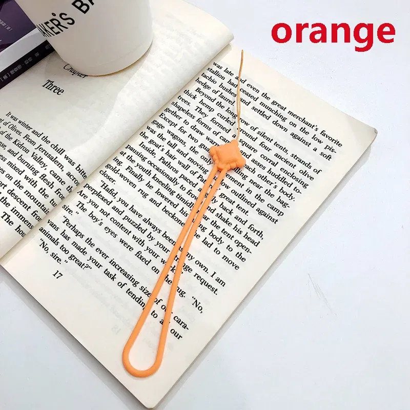 Color: WHITE - Chinese knot silicone rope liquid short Cell Phone Lanyard Holder Phone Wrist Straps U disk sling silicone mobile phone rope