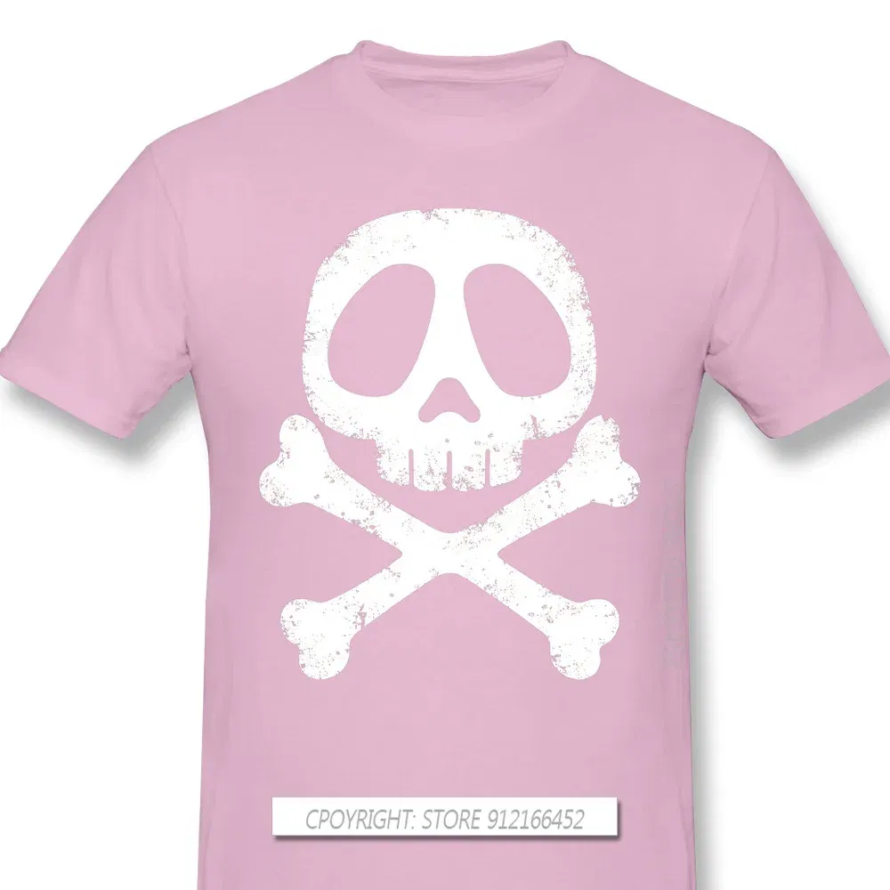 Color: Pink, Size: S - Cool Black TShirt Space Pirate Captain Harlock Arcadia Kei Yuki Anime Homme T-Shirts Tee Pure Cotton Oversize Short Sleeve