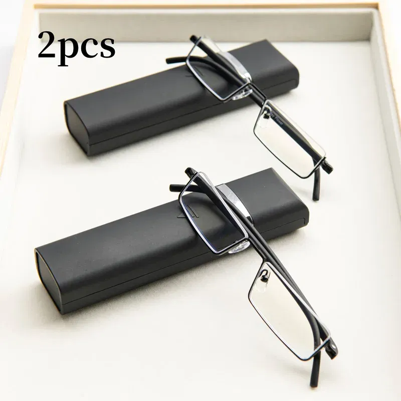 Frame Color: Red, Eye Prescription: +150 - 2Pcs Suit Anti-blue Light Reading Glasses Ultralight TR90 Sport Presbyopia Eyeglasses Women Men Far Sight Eyewaer With Case +1.2