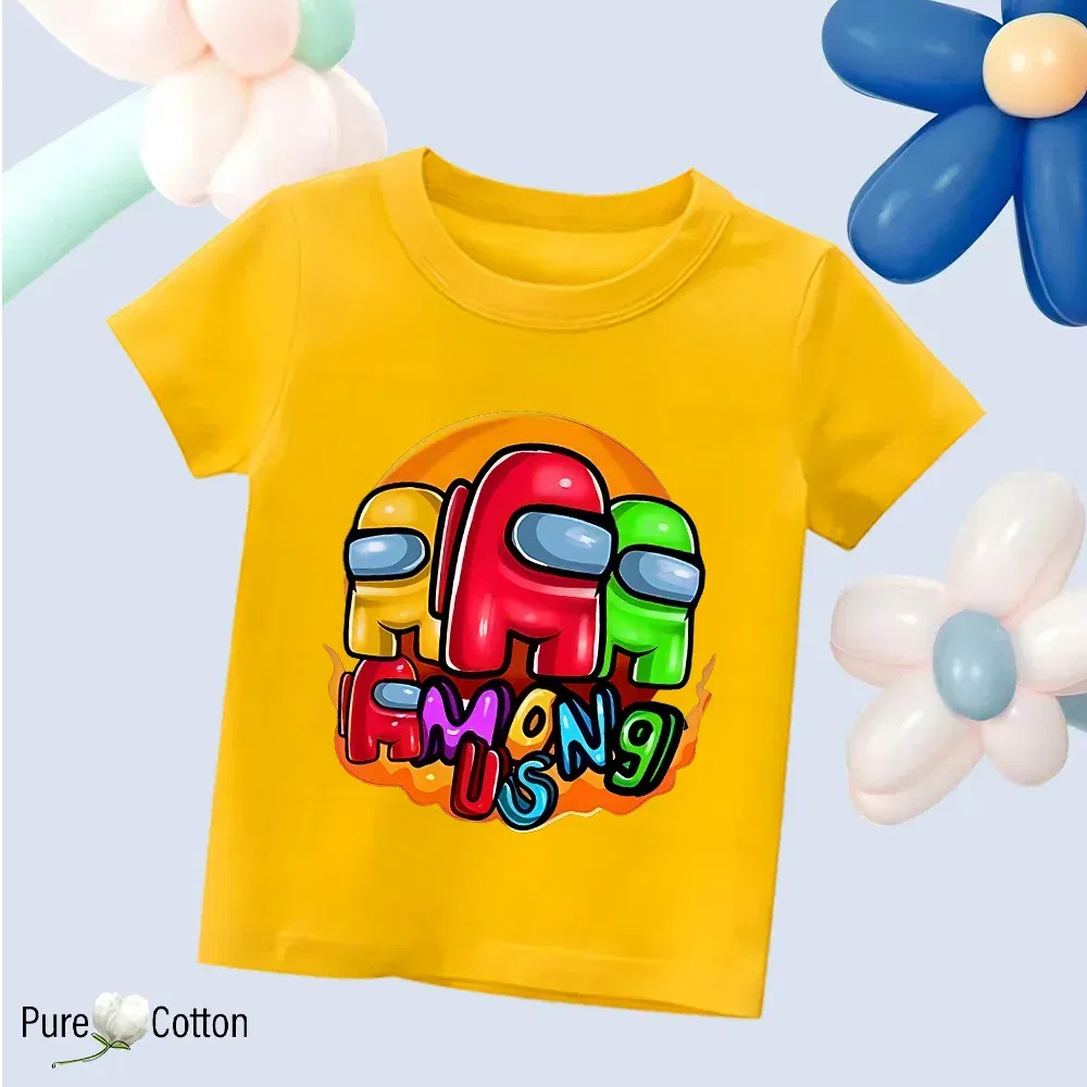 Color: WHITE, Kid Size: 7 - Summer trend wear with many anime patterns sunscreen printing close to the skin cool 4-12 years old children delicate line unifo