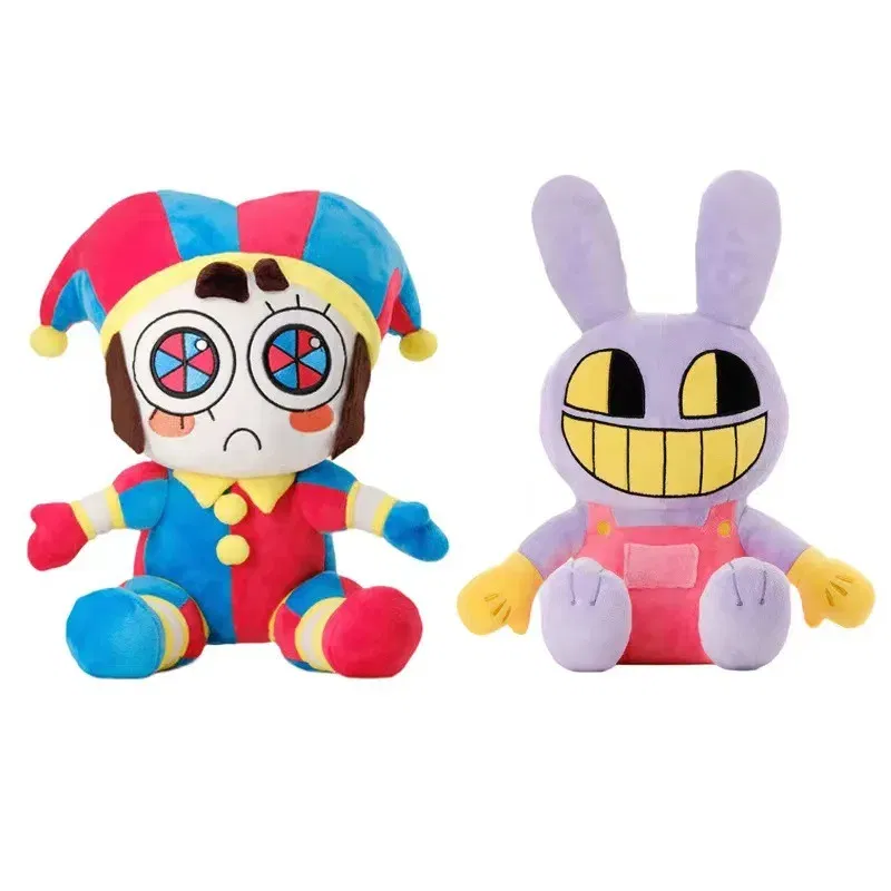 Color: FireBrick - The Amazing Digital Circus Plush Stuffed Plush Anime Plushie Theater Rabbit Cartoon Toys Kawaii Doll Christmas Gifts