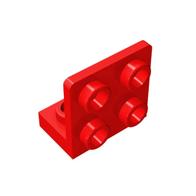 Color: WHITE, Size: S - 10 pcs lot 99207 Bracket 1x2-2x2 Inverted Building Blocks Moc Accessories Compatible with Brick Toys Children