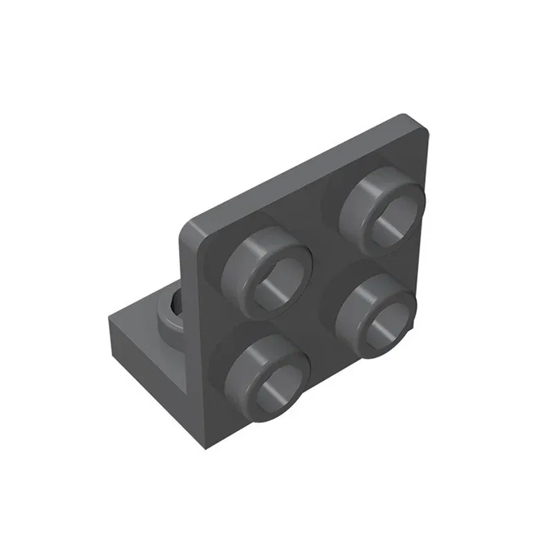 Color: WHITE, Size: S - 10 pcs lot 99207 Bracket 1x2-2x2 Inverted Building Blocks Moc Accessories Compatible with Brick Toys Children