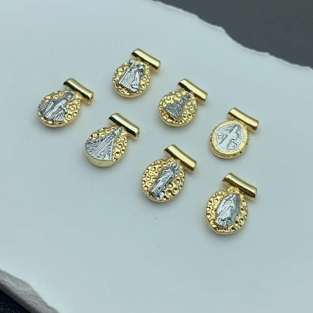 5Pcs/Pack Small Religious Virgin Mary Guadalupe Jesus Pendants Metal Charms Jewelry Making Fashion Necklace Bracelet Accessories