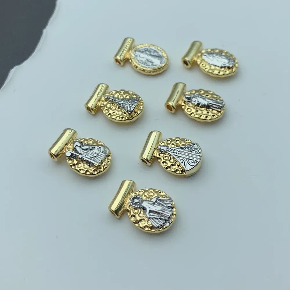 5Pcs/Pack Small Religious Virgin Mary Guadalupe Jesus Pendants Metal Charms Jewelry Making Fashion Necklace Bracelet Accessories