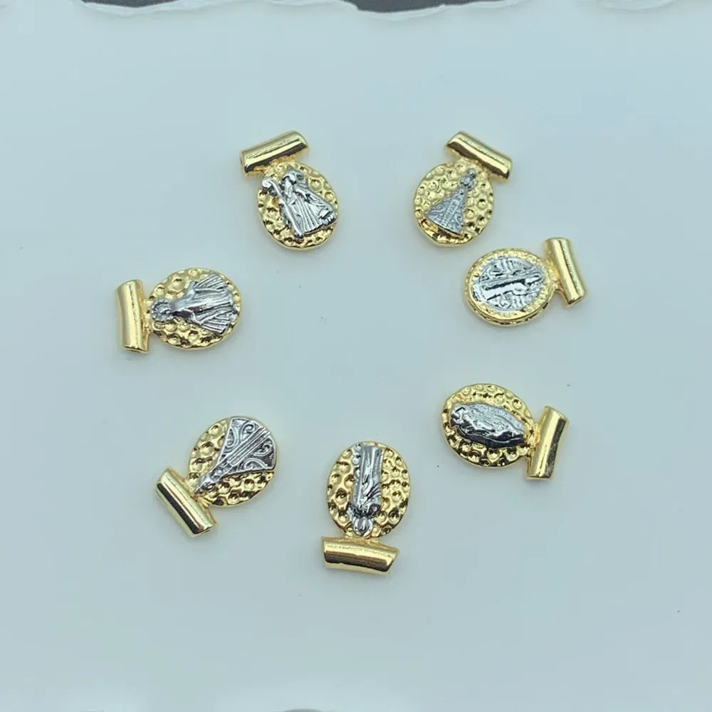 5Pcs/Pack Small Religious Virgin Mary Guadalupe Jesus Pendants Metal Charms Jewelry Making Fashion Necklace Bracelet Accessories