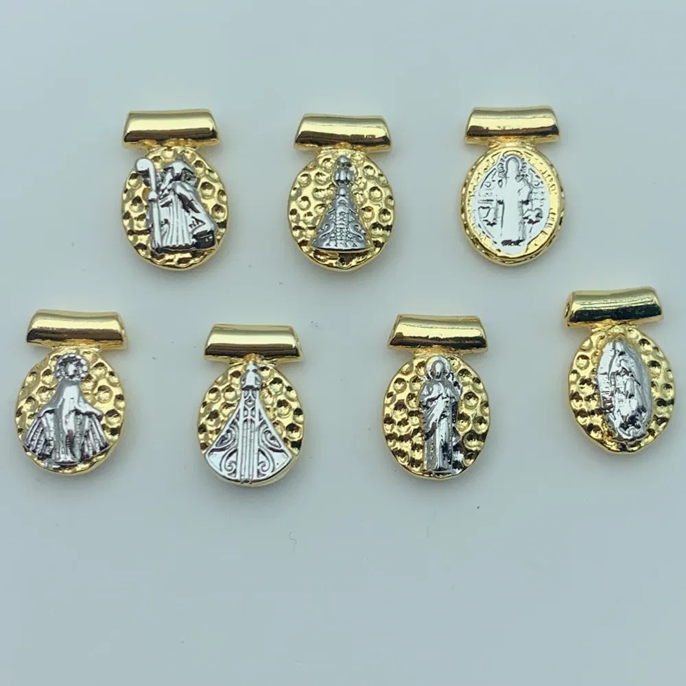 5Pcs/Pack Small Religious Virgin Mary Guadalupe Jesus Pendants Metal Charms Jewelry Making Fashion Necklace Bracelet Accessories