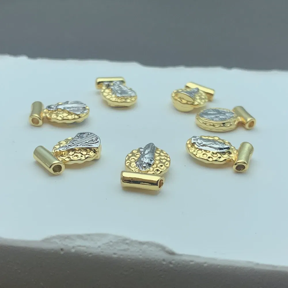 5Pcs/Pack Small Religious Virgin Mary Guadalupe Jesus Pendants Metal Charms Jewelry Making Fashion Necklace Bracelet Accessories