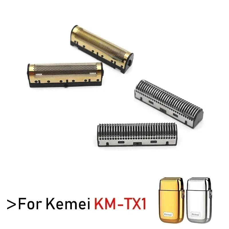 Color: green - For Kemei KM-TX1 Electric Shaver Original High Quality Replacement Double Foiled Blade Net Cover Repair Accessories Wholesales