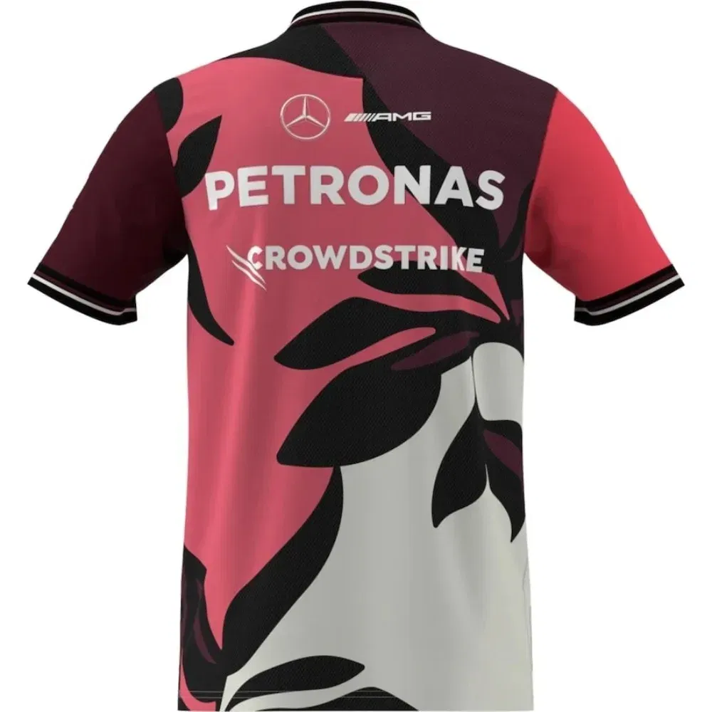 Color: Beige, Size: 4XL - 2025 New Arrival Miami GP Team T-Shirts Short Sleeve Men's Women's 3D Printing Quick-drying T-shirts Kid's Tees Training Tops